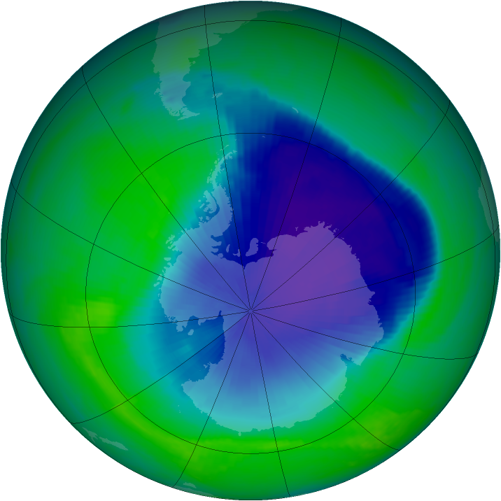 Ozone Map 1998-11-11
